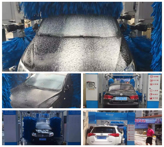 中國(guó)甘肅省隴南市武都區(qū)安裝臺(tái)灣美嘉德電腦11刷隧道洗車機(jī)