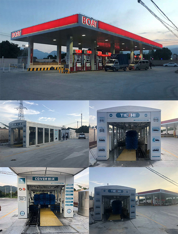 甌海大門加油站?安裝調試中