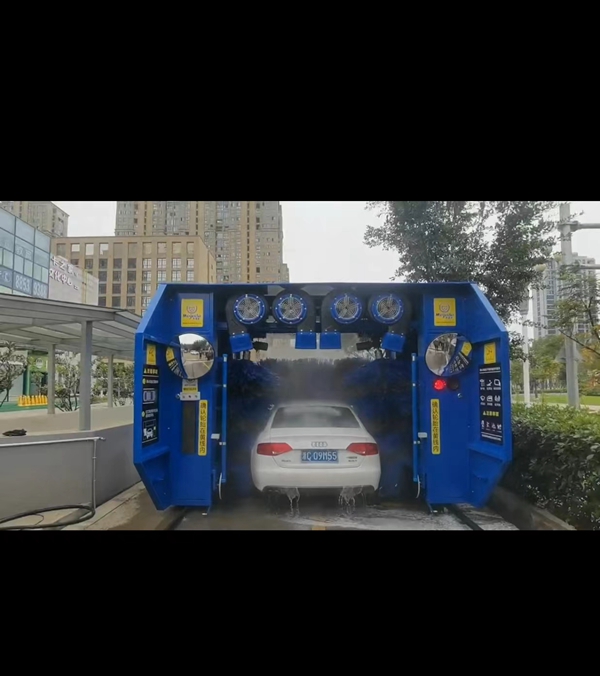 中國-溫州-仁匯大廈 安裝kw-O7LF無人值守洗車設備